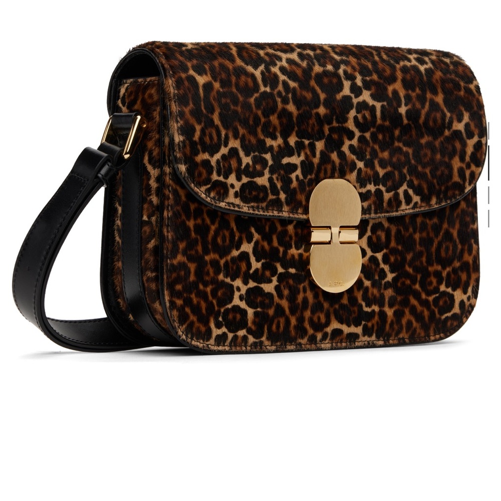 APC grace calf hair small leopard bag - Picture 3 of 8